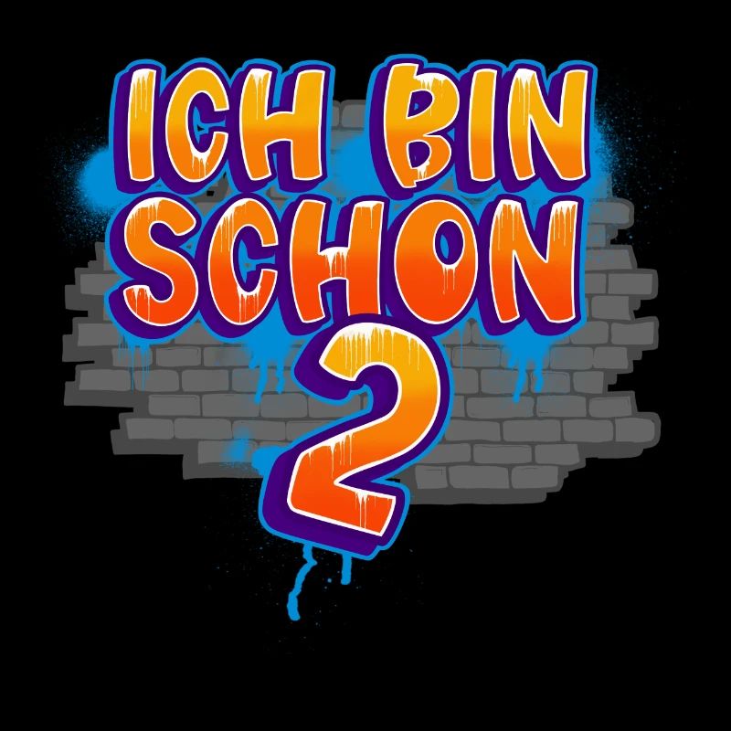 2. Geburtstag Graffiti