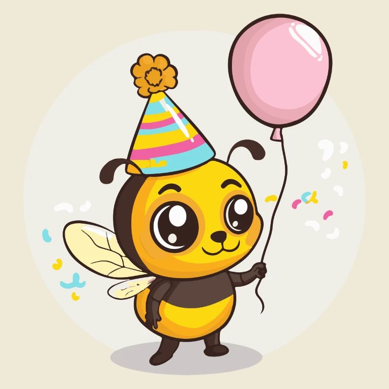 Biene Geburtstag Comic