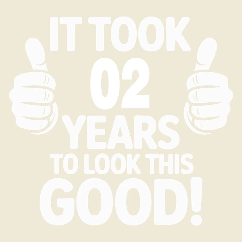 Conception de t-shirt de célébration du 2e anniversaire
