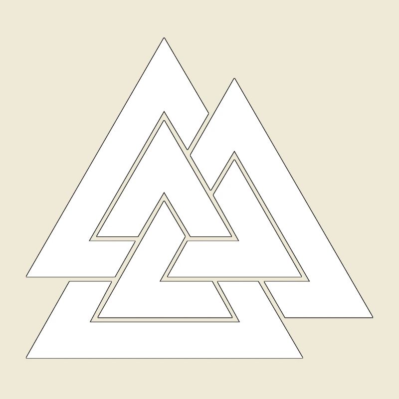 Geometric triangular nesting