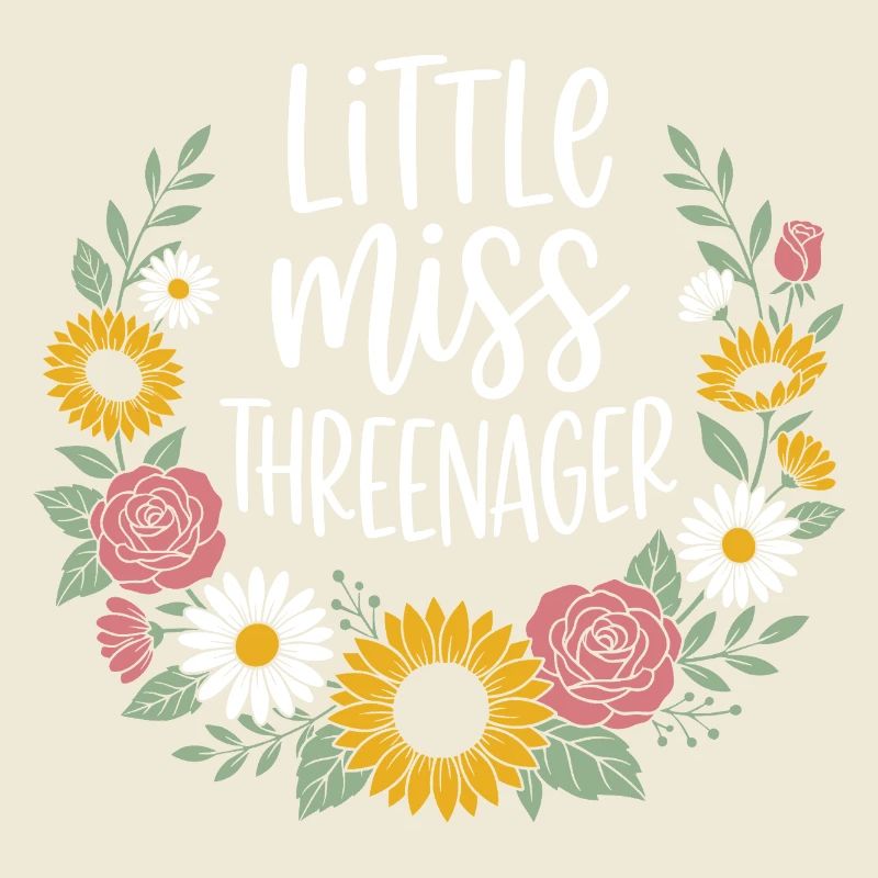 Threenager 3e anniversaire 3 ans Filles