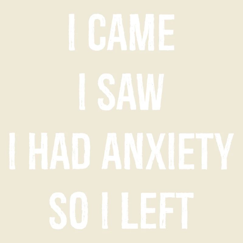 Je suis venu, j’ai vu que j’avais de l’anxiété alors je suis parti