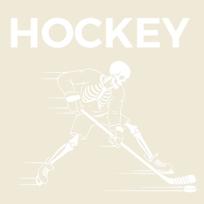 Lo scheletro gioca a hockey