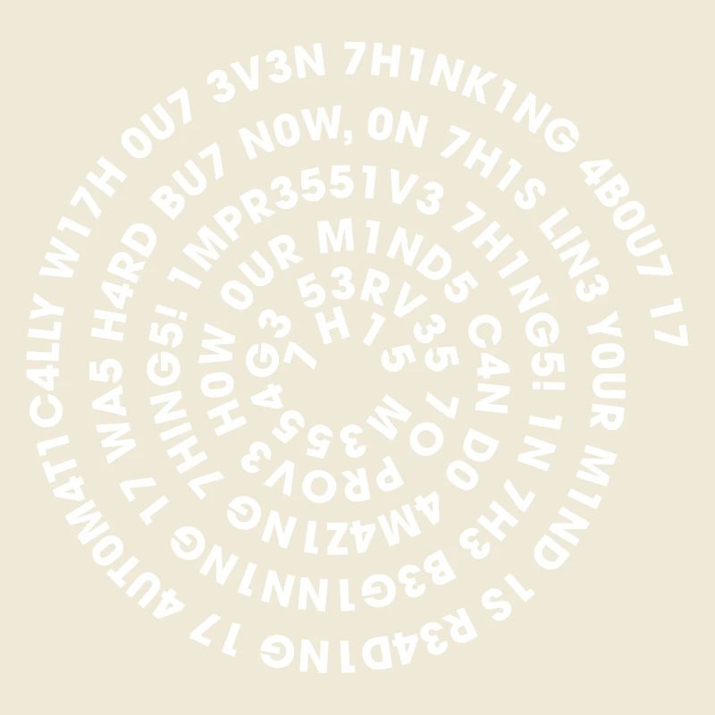 Leetspeak Spirale – Nerd Code 1337 Geek Design