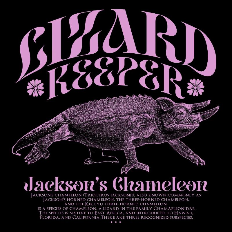 Jackson's Chamäleon Echsenhalter