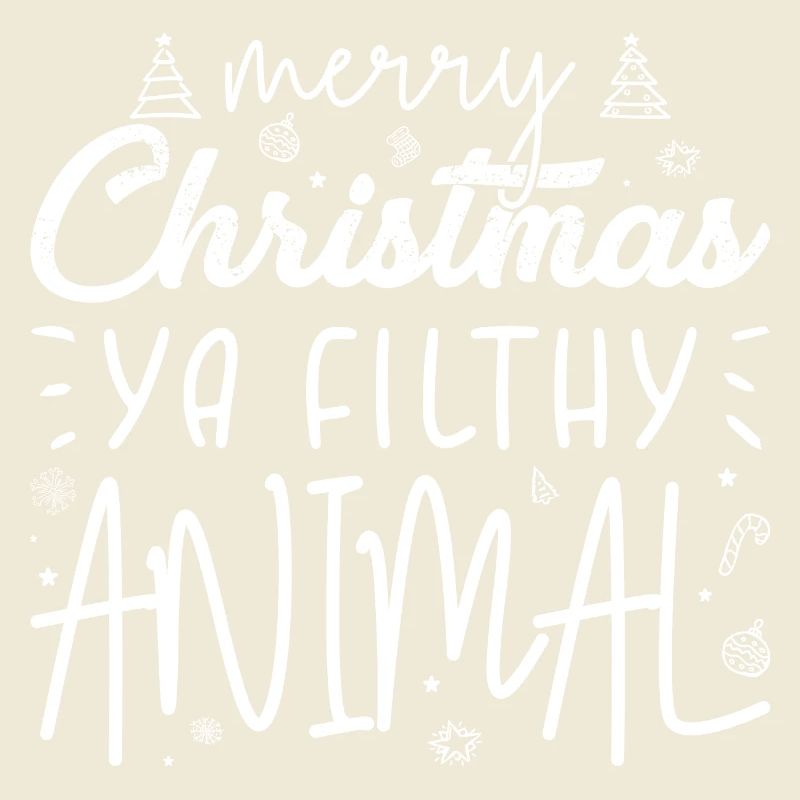 Impression de phrase de Noël effrontée