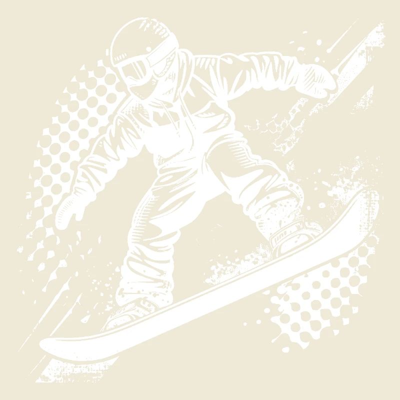 Dessin de snowboarder