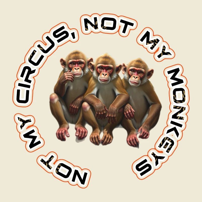 Pas mon trio de singes