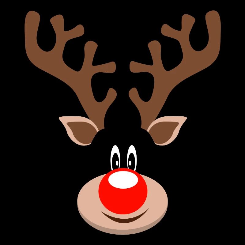Renne Rudolf nez mignon bois de Noël