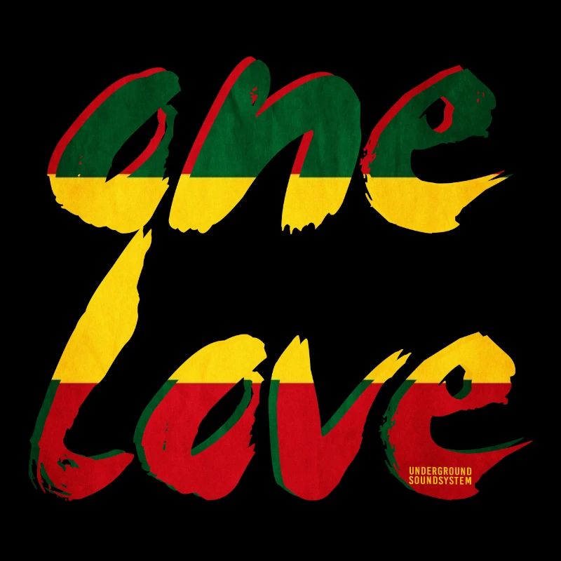 One Love Rastafari Colours