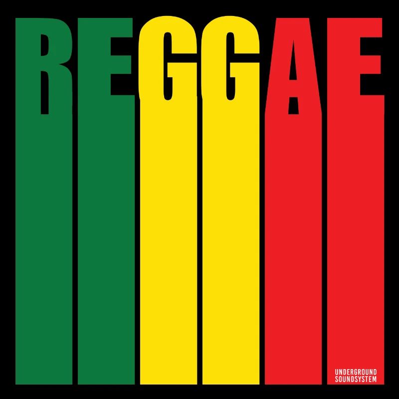 Reggae Farbblock Banner