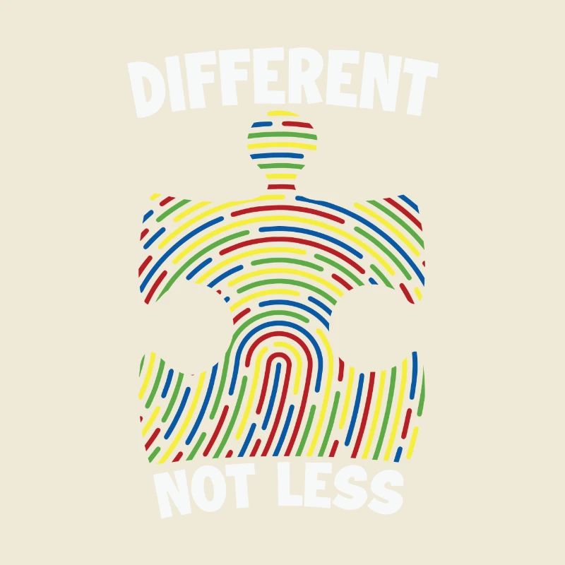 Diffirent pas moins d’autisme conscient de l’adn