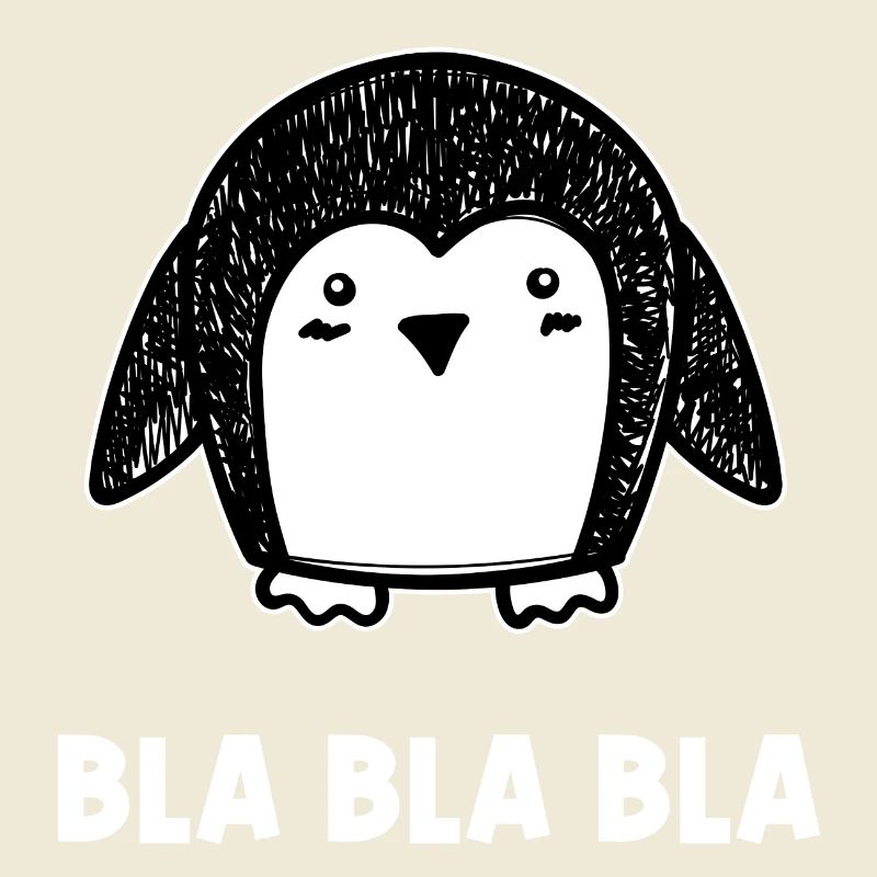 Tier Schnee Spruch Eis Vogel Pinguin Seevogel