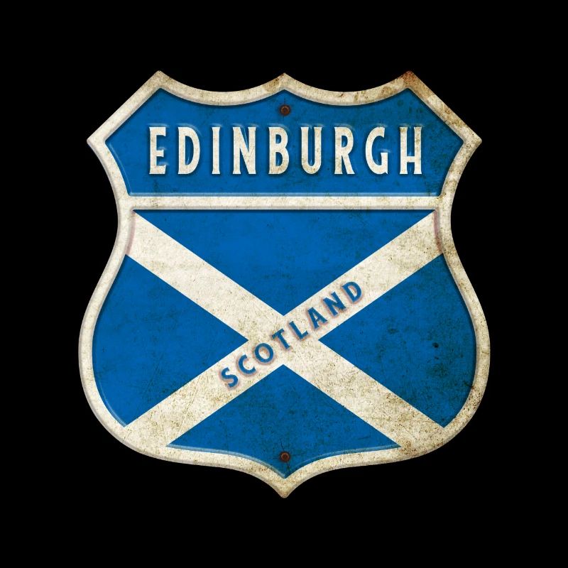 Drapeaux d'Édimbourg Écosse