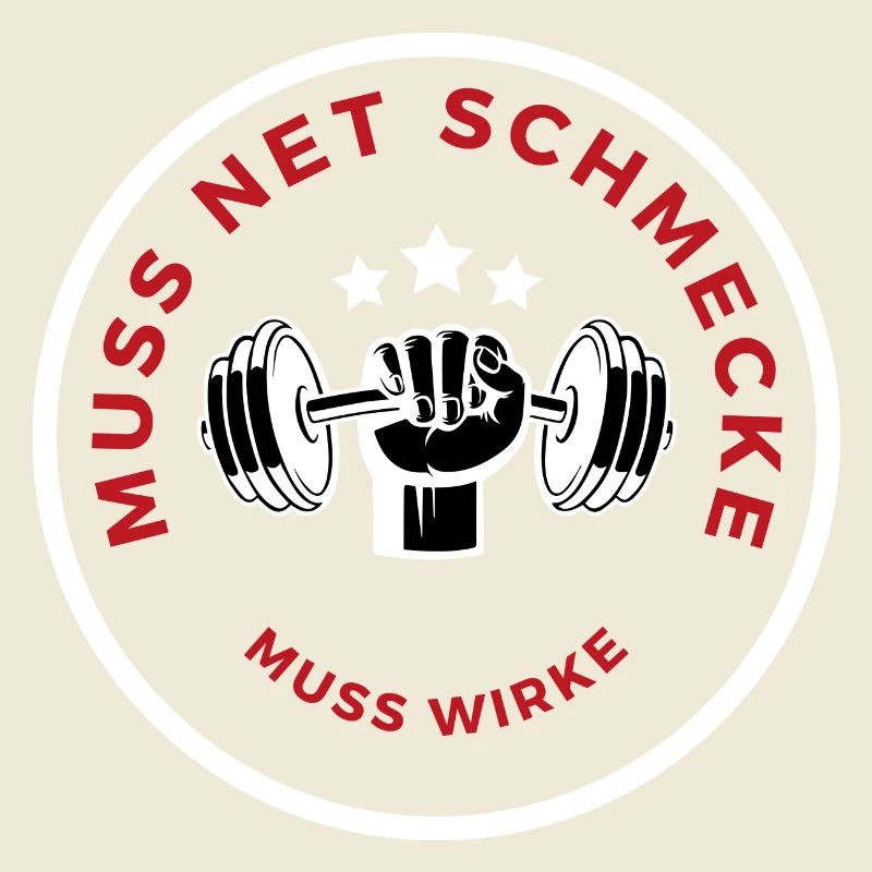 Muss net schmecke, muss wirke!