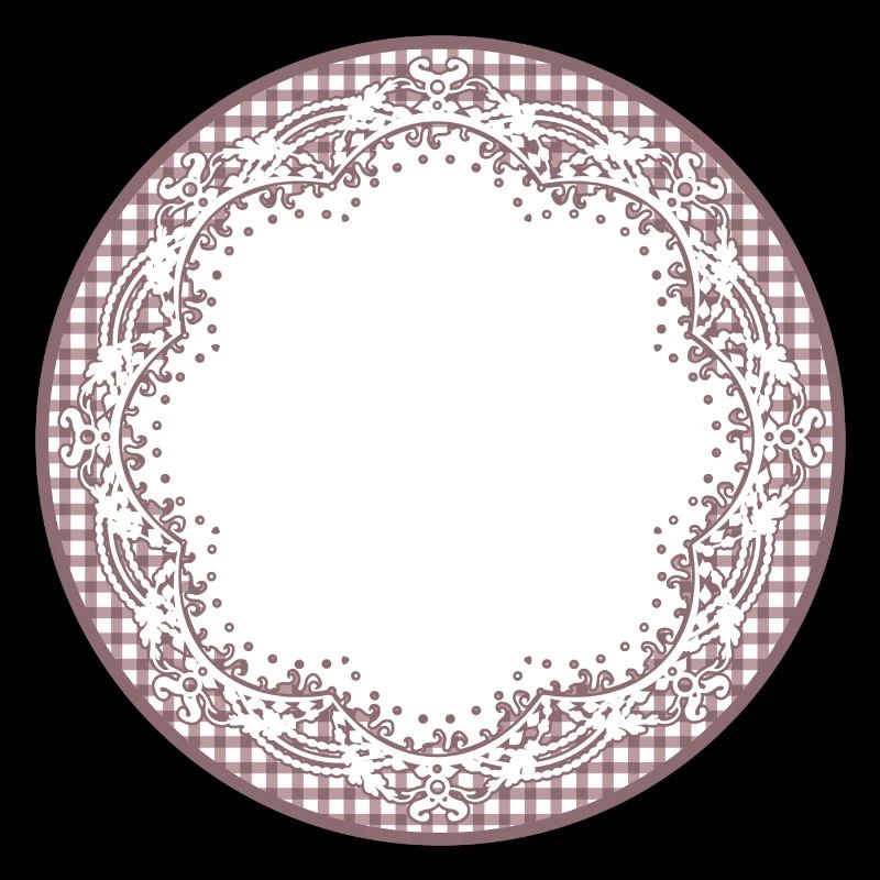 Nostalgia cake tip label in dusky pink