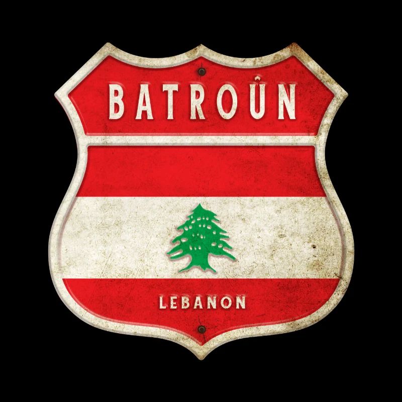 Batroun Liban Armoiries Drapeaux Design