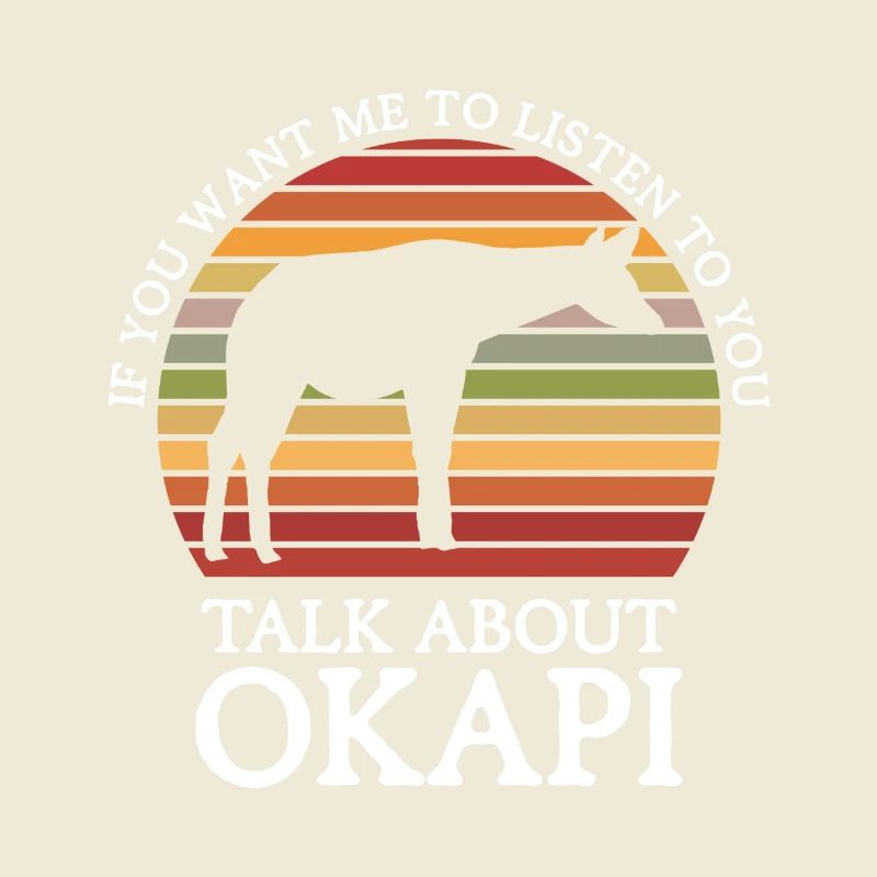 Okapi between forest and wilderness