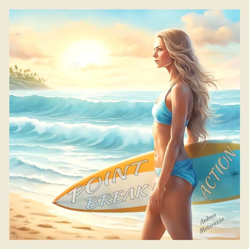 Mädchen Action Surf Point Break 2