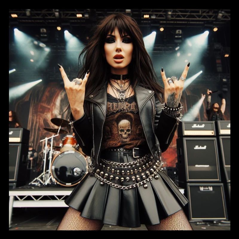 Metalhead devant la scène