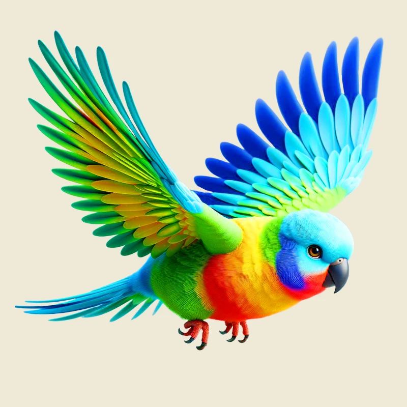 Rainbow Parakeet (03)