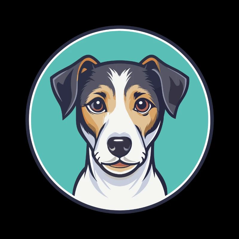 Parson Russell Terrier Hunderasse Karikatur Kawaii