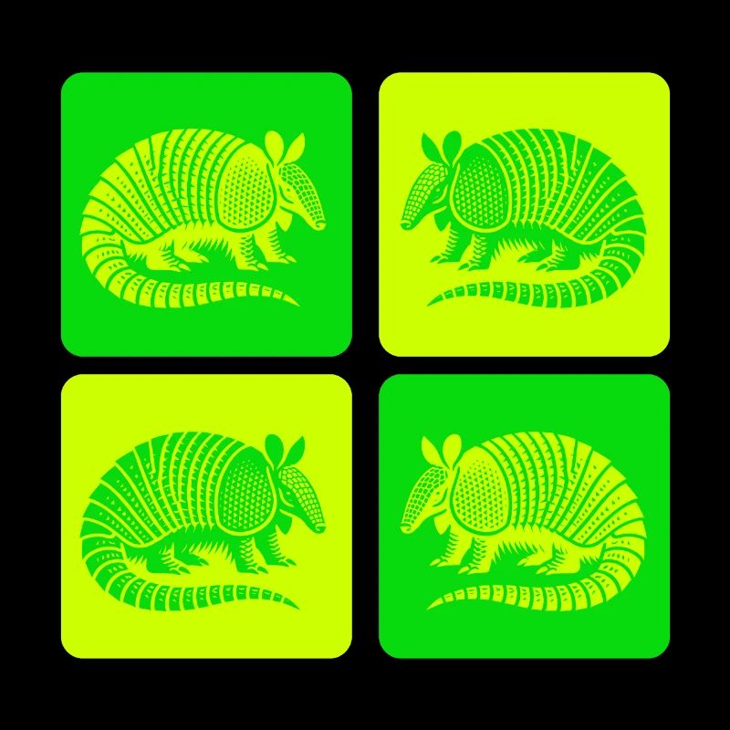 Vintage Armadillo Armadillo Pop Art