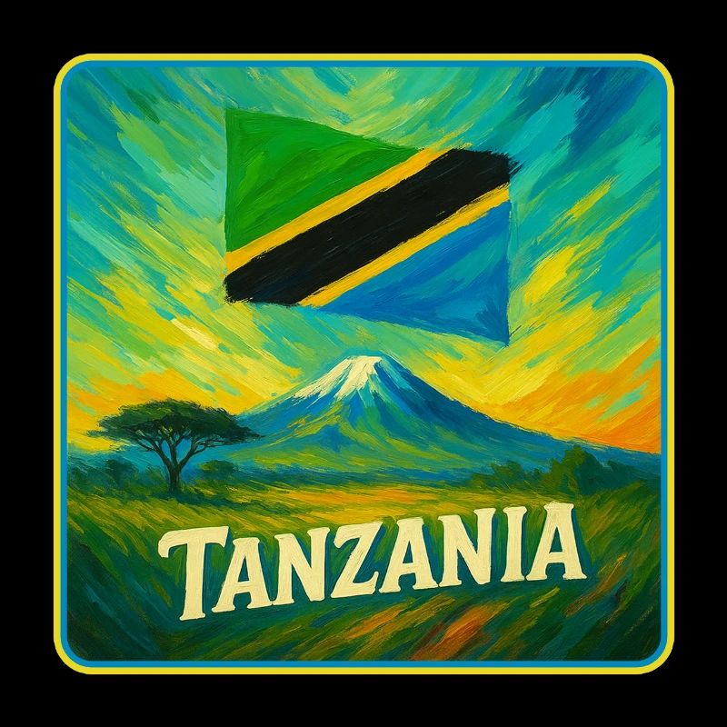 Conception du drapeau de la Tanzanie