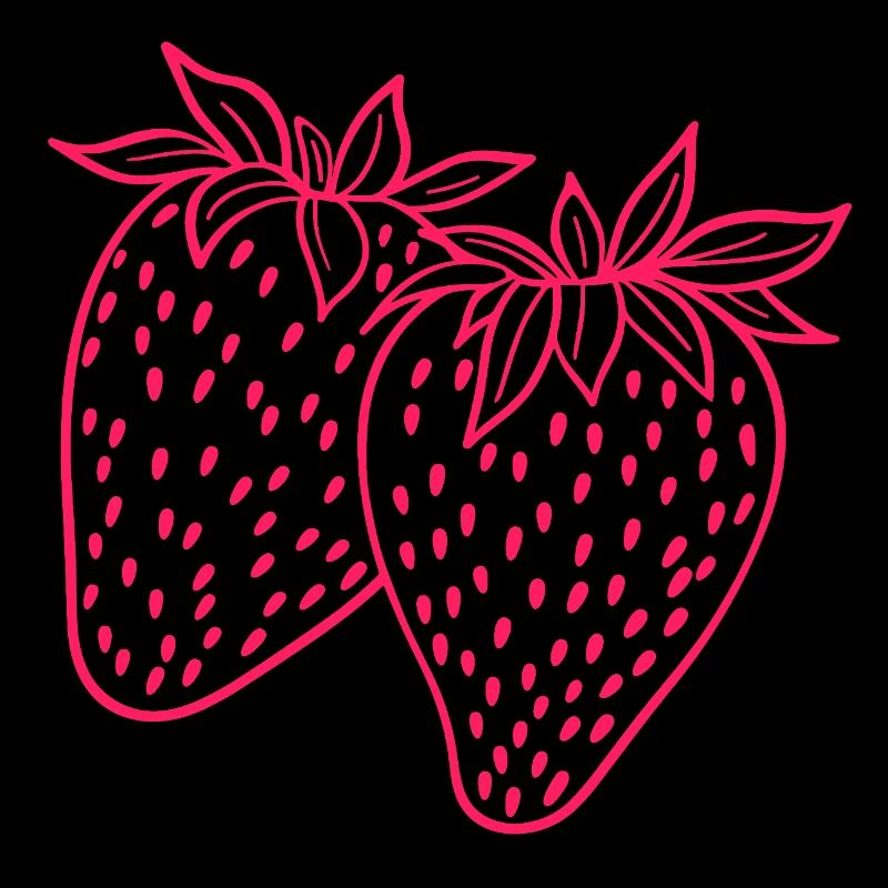 Erdbeere neon