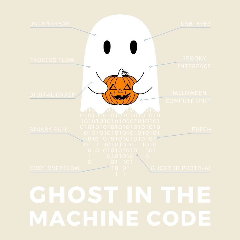 Funny Coder, Programmer Halloween T-Shirt