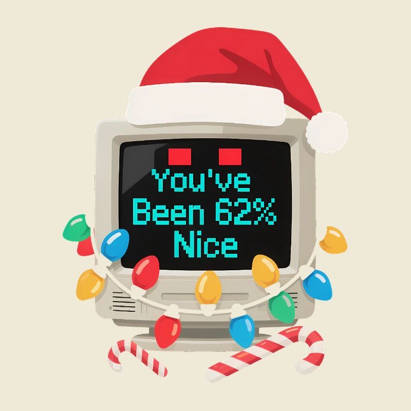 Computer Weihnachten KI Sarkastisch Tech Geschenk