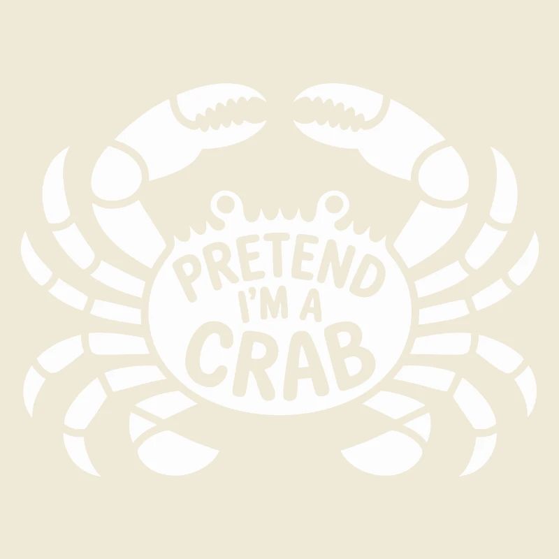Fais comme si j’étais un dessin animé de crabe
