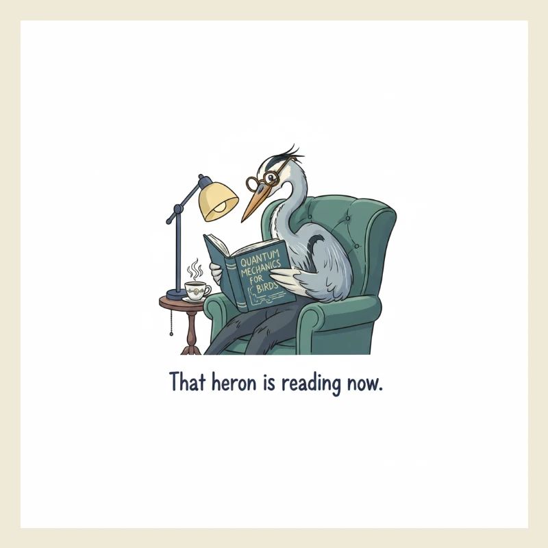 Lecture d’oiseau quantique dans le fauteuil