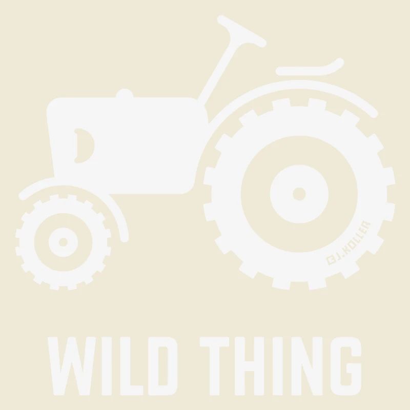 Wild Thing (Tracteur / Fermier / Blanc)