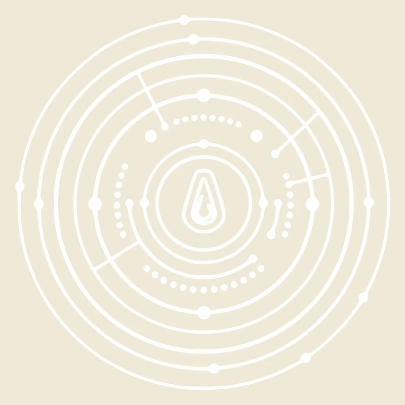 Crop Circle Planet System Abstract Vector