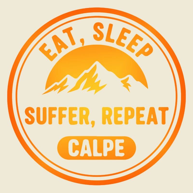 Eat Sleep Suffer Repeat Calpe
