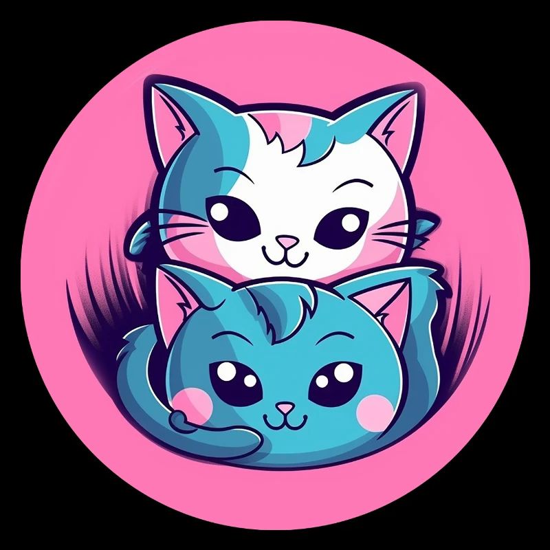 Duo de câlins chatons