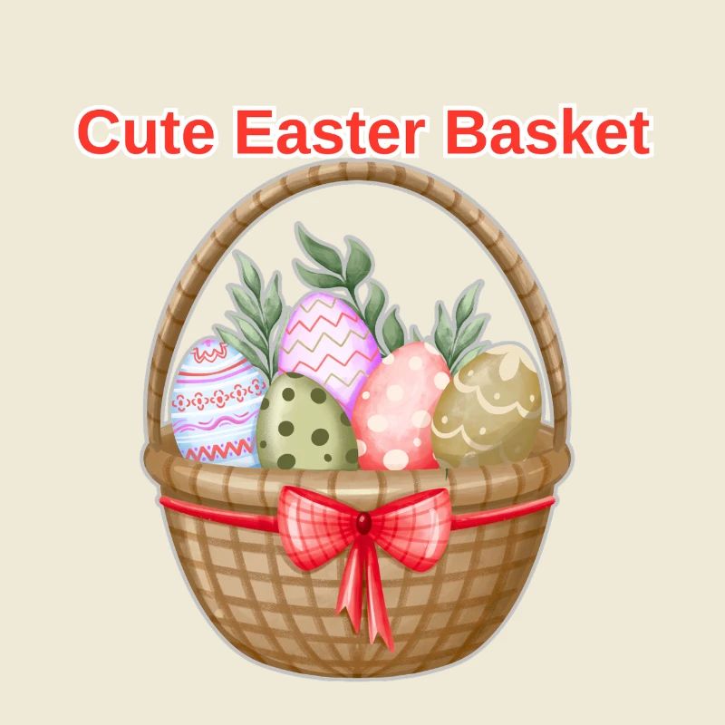 Cute Easter Basket Shirt – Easter Eggs Tee
