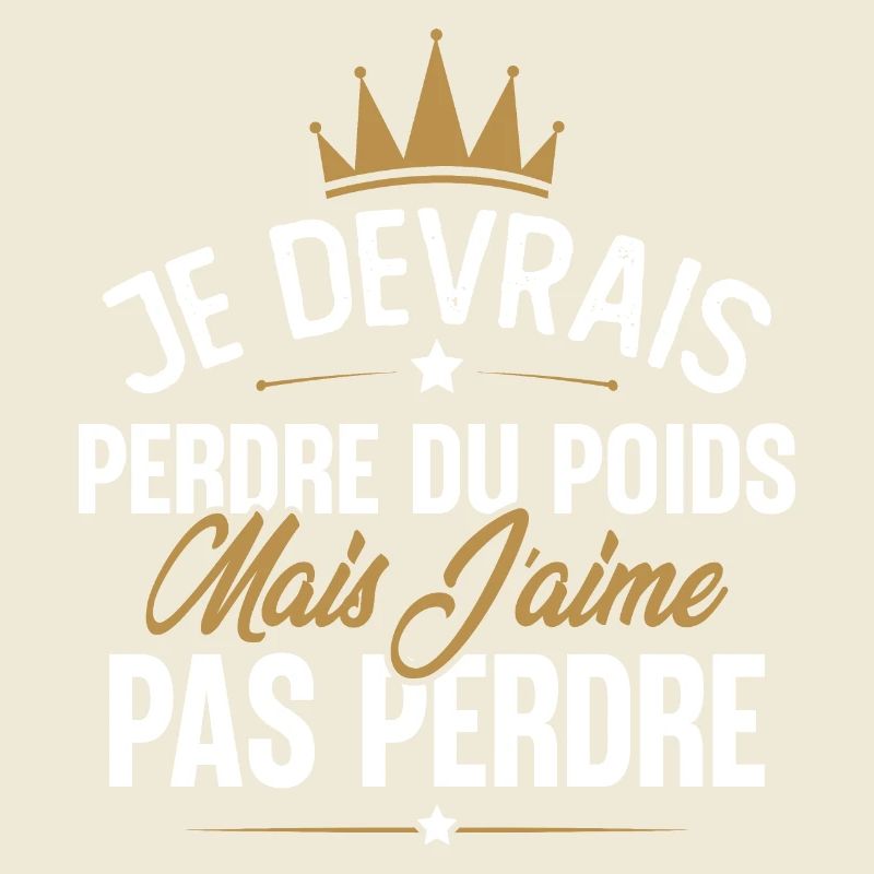 Je devrais perdre du poids mais j'aime pas perdre