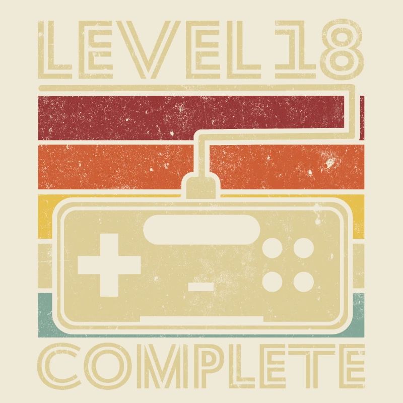 Level 18 complete Cadeau 18 ans D'anniversaire