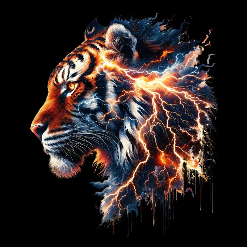 T-shirt Thunder Tiger