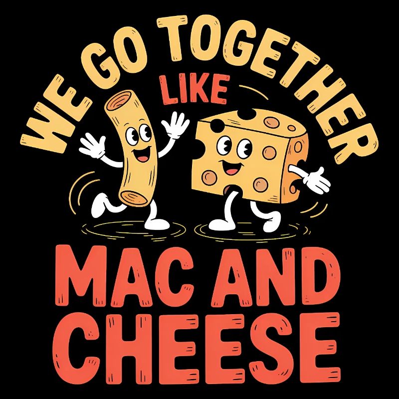 Mac and Cheese Best Friends Couple Design