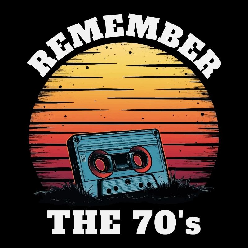 Retro Kassette - Nostalgische 70er Jahre Vibes
