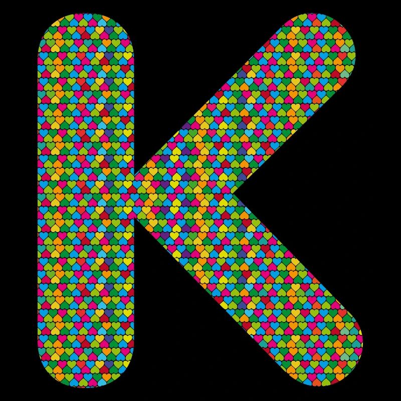 Coeur coloré K Design - Unique et élégant !