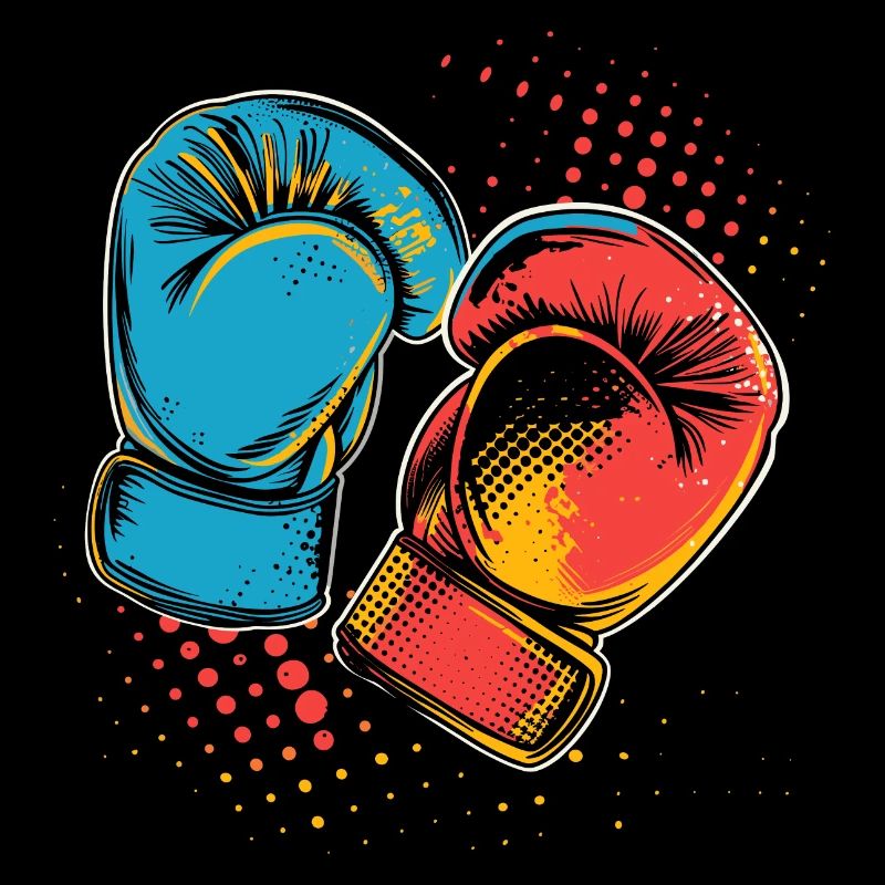 Boxhandschuhe Grafik