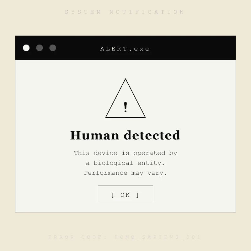 HUMAN DETECTED