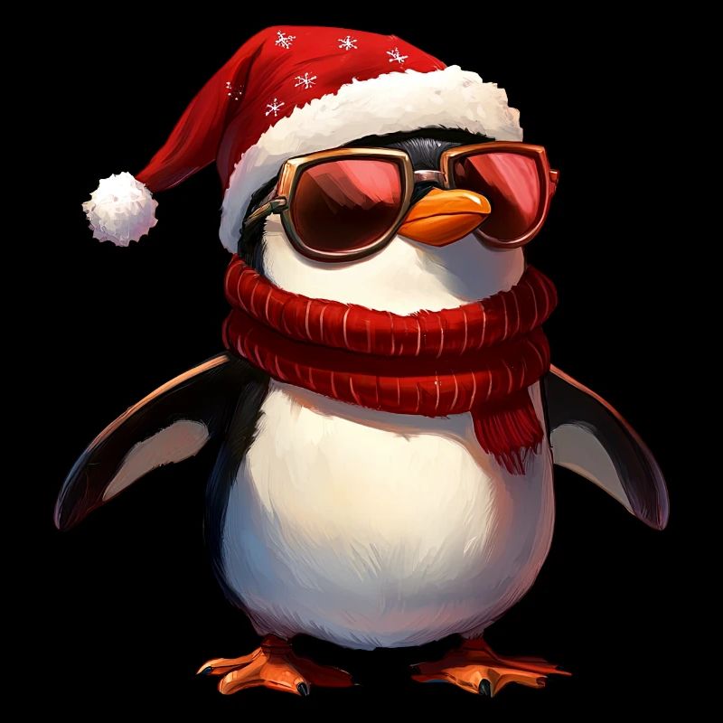 Pingouins Noël / Santa Penguin