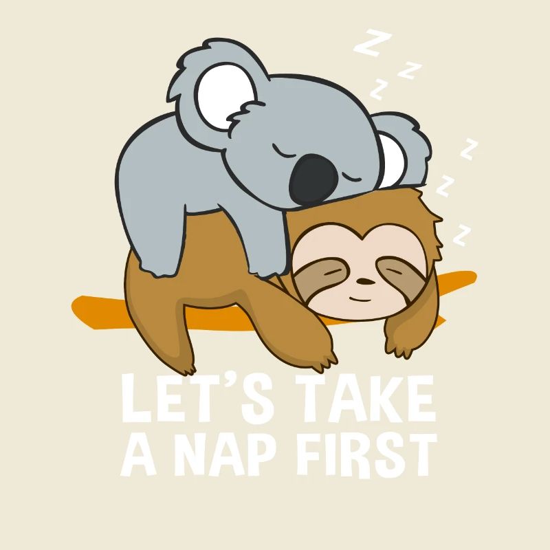 Sloth koala endormi mocassins mignons