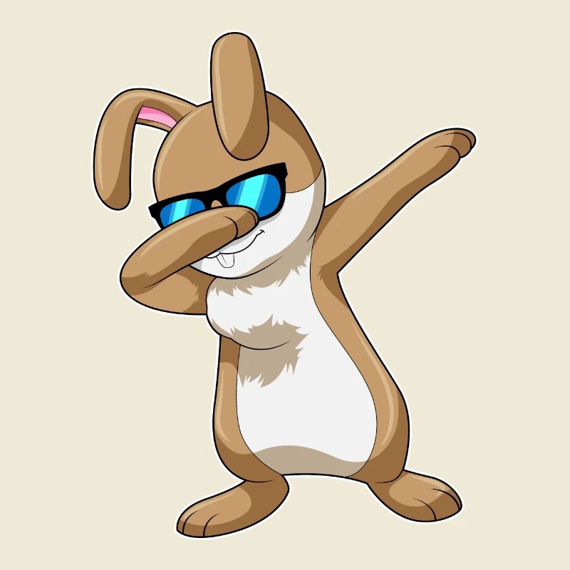 Rabbit at the Hip Hop Dance Dab