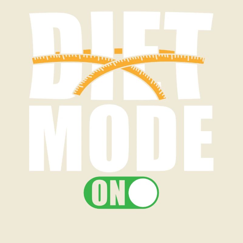 Diet Saying Diet Mode On